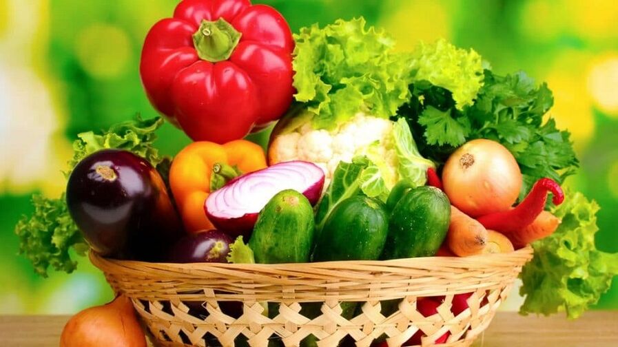 zelenjava za preprečevanje prostatitisa
