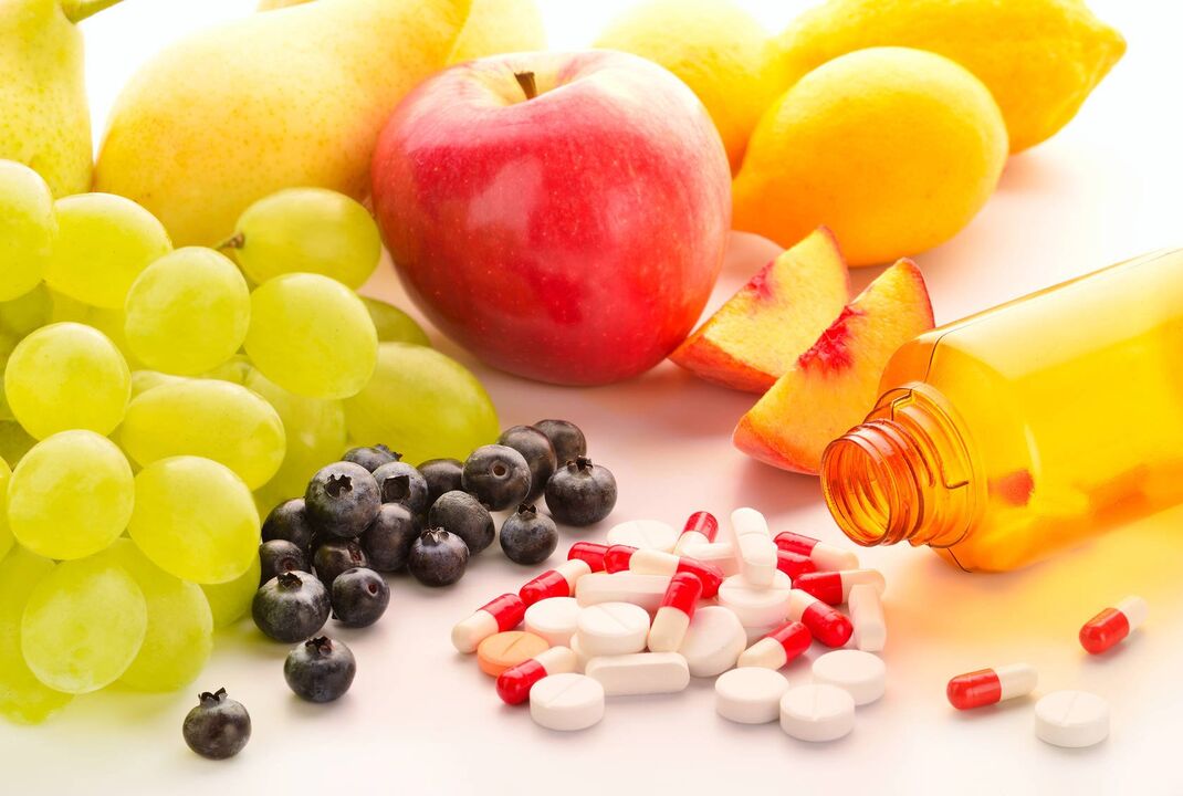 vitamini in prehranska dopolnila za zdravljenje prostatitisa